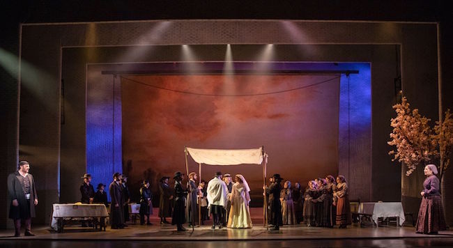 the touring production of 'Fiddler on the Roof,' photo courtest of the Fabulous Fox Theatre The wedding scene from the touring production of 'Fiddler on the Roof,' photo courtest of the Fabulous Fox Theatre