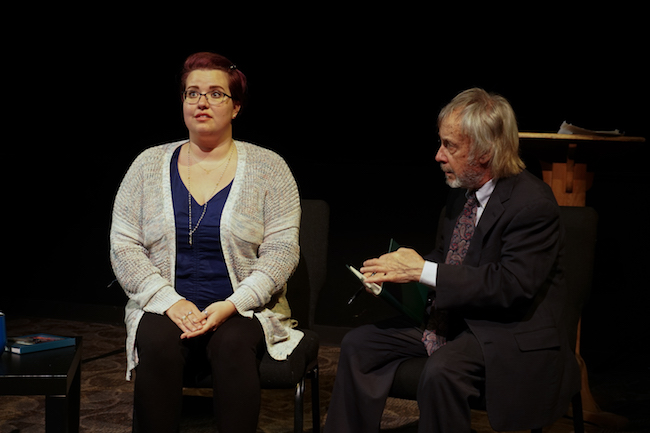 A scene from 'Anomalous Experience,' a new play about alient abductions from the Midnight Company, photo by Joey Rumpell A scene from 'Anomalous Experience,' a new play about alient abductions from the Midnight Company, photo by Joey Rumpell