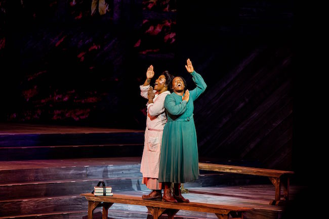 A scene from the Muny Theater's premier production of Alice Walker's 'The Color Purple,' photo by Julie A. Merkle. A scene from the Muny Theater's premier production of Alice Walker's 'The Color Purple,' photo by Julie A. Merkle.
