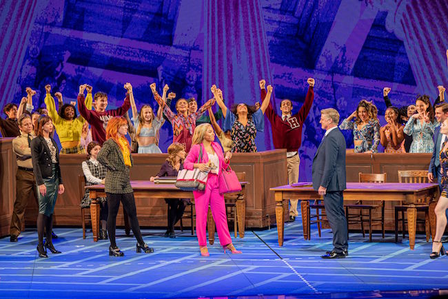 The Muny stage lights up with the infectious enthusiasm of 'Legally Blonde, the musical,' and star Kyla Stone, photo by Julie A. Merkle. The Muny stage lights up with the infectious enthusiasm of 'Legally Blonde, the musical,' and star Kyla Stone, photo by Julie A. Merkle.