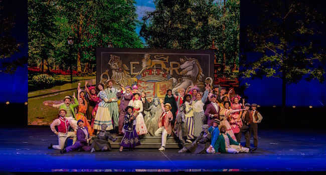 The cast of the MUNY's 'Mary Poppins' has an adventure in the park during 'Jolly Holiday,' one of the beloved musical's memorable scenes, photo by Philip Hamer. The cast of the MUNY's 'Mary Poppins' has an adventure in the park during 'Jolly Holiday,' one of the beloved musical's memorable scenes, photo by Philip Hamer.