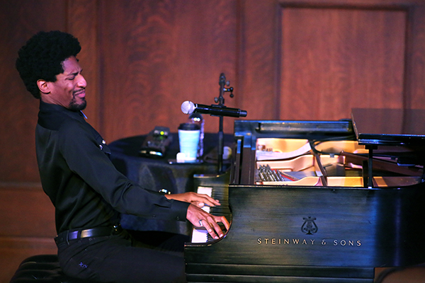 Jon Batiste at the Sheldon. Photo by Bill Motchan.