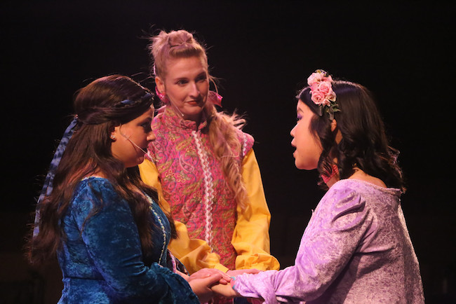A scene from New Line Theatre’s production of ‘Head Over Heels,’ featuring the music of The Go-Go’s, photo by Jill Ritter Linderg. A scene from New Line Theatre’s production of ‘Head Over Heels,’ featuring the music of The Go-Go’s, photo by Jill Ritter Linderg.