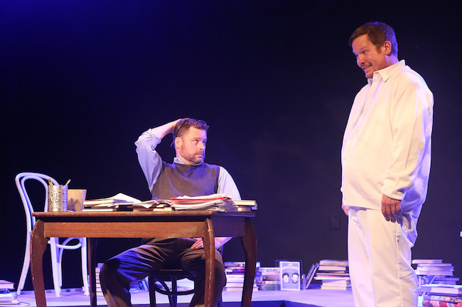 A scene from the musical ‘The Story of My Life,’ photo by Jill Ritter Lindberg courtesy of New Line Theatre. A scene from the musical ‘The Story of My Life,’ photo by Jill Ritter Lindberg courtesy of New Line Theatre.