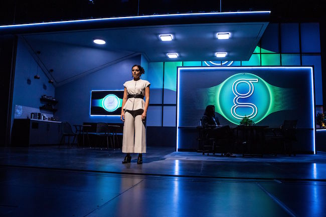 A scene from the world premiere of 'The Gradient,' at the Rep, photo by Philip Hamer. A scene from the world premiere of 'The Gradient,' at the Rep, photo by Philip Hamer.