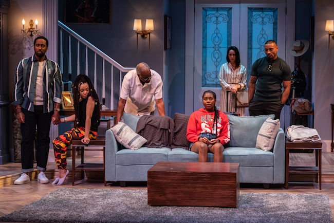 A scene from the funny and perceptive 'Stick Fly,' by Lydia R. Diamond, in performance at the Repertory Theater of St. Louis, Photo by Phillip Hamer. A scene from the funny and perceptive 'Stick Fly,' by Lydia R. Diamond, in performance at the Repertory Theater of St. Louis, Photo by Phillip Hamer.