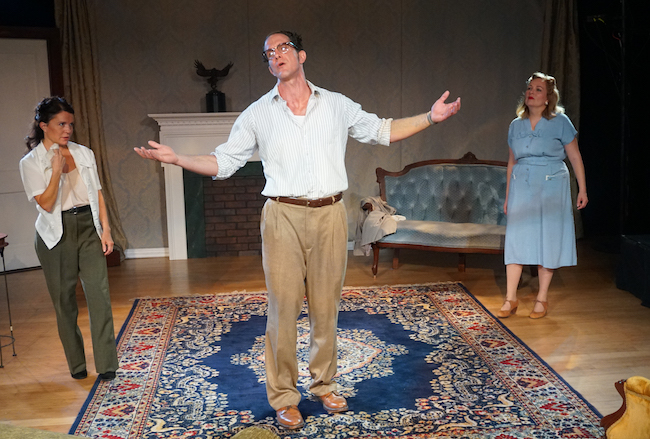 Photo by Joey Rumpell 'No Exit' at Slightly Askew Theatre Ensemble (SATE), photo by Joey Rumpell