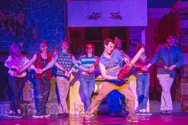 Stray Dog Theatre presents the 2018 revival of 'Evil Dead the musical,' Photo by John Lamb Stray Dog Theatre presents the 2018 revival of 'Evil Dead the musical,' Photo by John Lamb