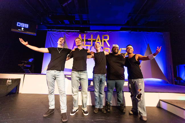 Photo by David Ayres The 'Altar Boyz,' at the Kranzberg Arts Center through July 22, Photo by David Ayres