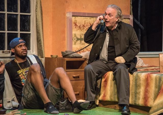 Jerry Vogel and Michael Lowe in 'A Behanding in Spokane.' Photo by Patrick Huber Image from St. Louis Actors Studio production of 'A Behanding in Spokane'