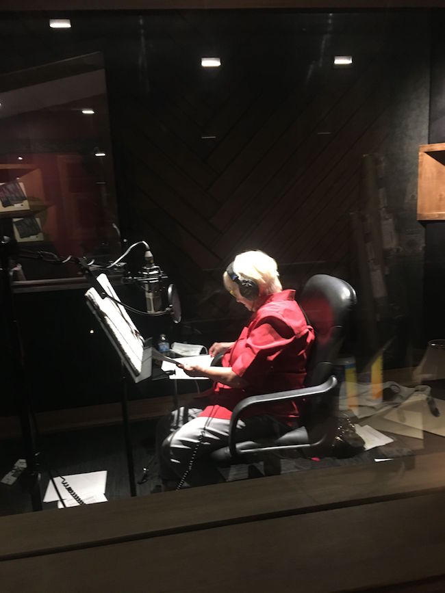 Actor Brenda Currin recording a scene from 'The Glass Menagerie' for the 5th Tennessee Williams Festival St Louis, photo courtesy of TWSTL. Actor Brenda Currin recording a scene from 'The Glass Menagerie' for the 5th Tennessee Williams Festival St Louis, photo courtesy of TWSTL.