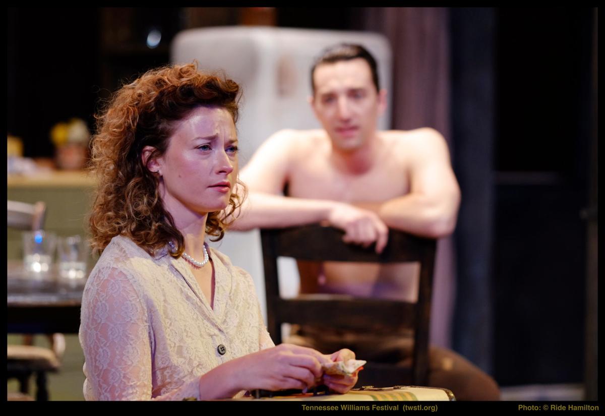 The Tennessee Williams Festival St. Louis, Photo courtesy of Ride Hamilton Sophia Brown and Nick Narcisi in 'A Streetcar Named Desire,' Photo courtesy of Ride Hamilton