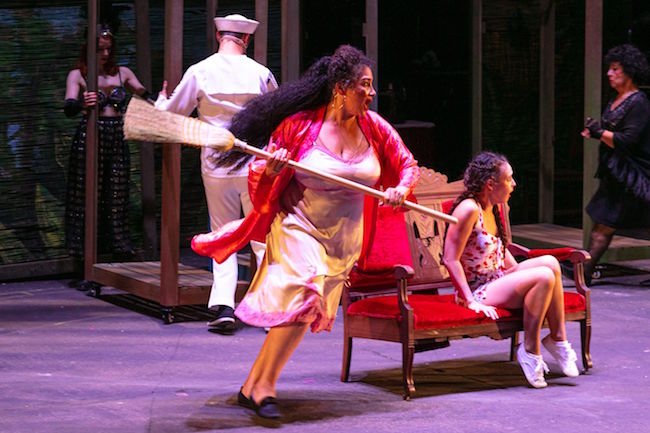 A scene from the dream-like 'The Rose Tattoo,' produced by the Tennessee Williams Festival St. Louis, photo by Suzy Gorman. A scene from the dream-like 'The Rose Tattoo,' produced by the Tennessee Williams Festival St. Louis, photo by Suzy Gorman.