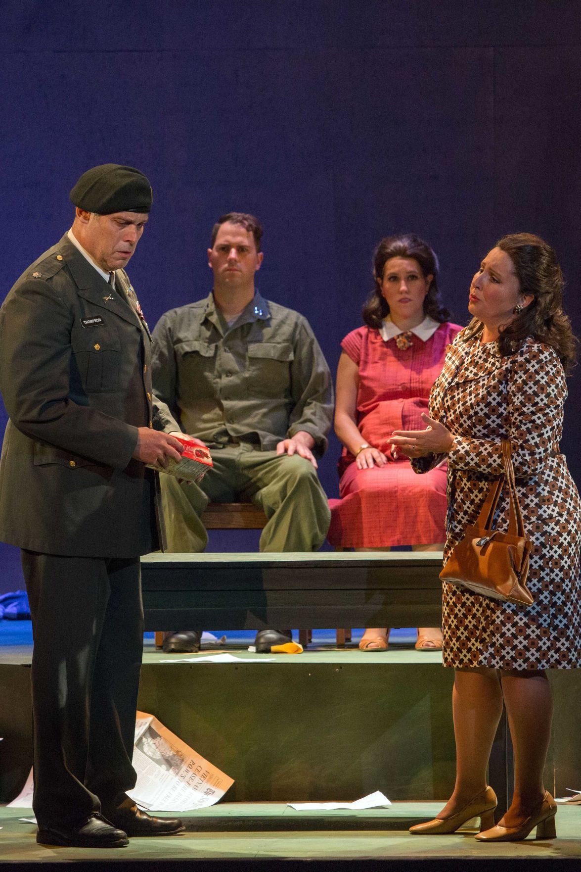 A scene from 'Glory Denied,' a new opera by Tom Cipullo, photo courtesy of Union Avenue Opera. A scene from 'Glory Denied,' a new opera by Tom Cipullo, photo courtesy of Union Avenue Opera.