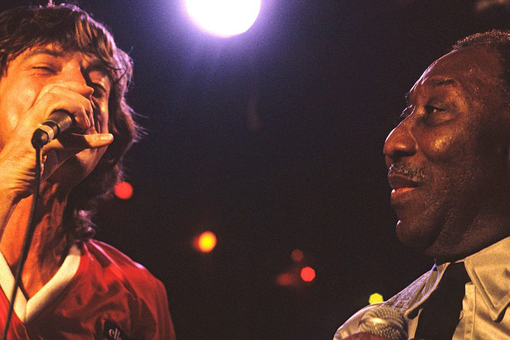 Mick Jagger with Muddy Waters. Story by KDHX Staff.