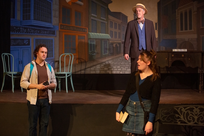 A scene from 'Bloomsday,' a charming romantic comedy in performance at the West End Players' Guild, photo by John Lamb. A scene from 'Bloomsday,' a charming romantic comedy in performance at the West End Players' Guild, photo by John Lamb.