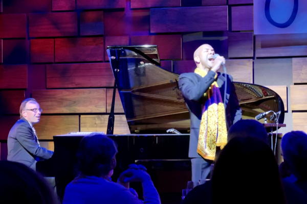 L-R: Tedd Firth and Darius de Haas at Jazz STL. Photo by Chuck Lavazzi