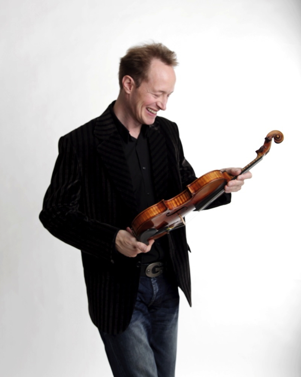 Anthony Marwood with violin. Photo by Pia Johnson Anthony Marwood with violin