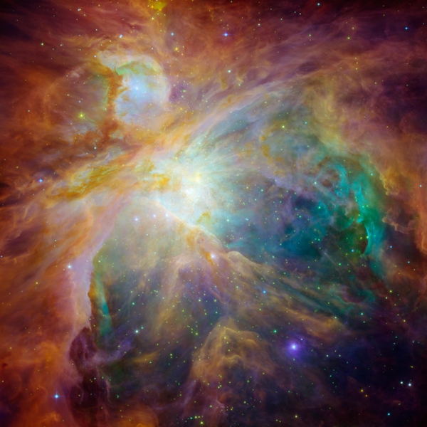The Orion Nebula. Photo by the Hubble Space Telescope from NASA/JPL-Caltech STScI The Orion Nebula. Photo by the Hubble Space Telescope from NASA/JPL-Caltech STScI
