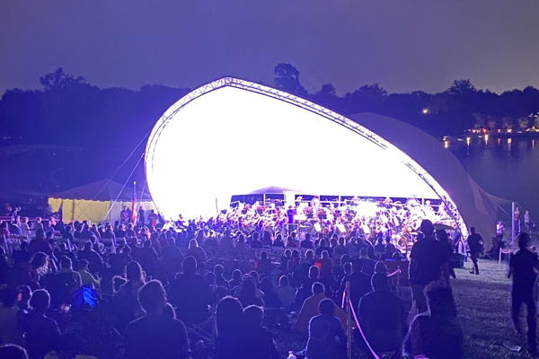 The band shell on Art Hill. Photo courresy of the SLSO.