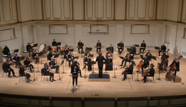 Alicia Revé LIke and the orchestra in "Peter and the Wolf" Alicia Revé LIke and the orchestra in "Peter and the Wolf"