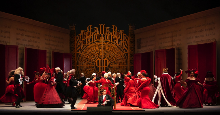 The ball scene. Photo by Todd Rosenberg. The ball scene in 'Cendrillon'