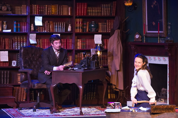 Terry Barber and Jennifer Theby Qunn in Daddy Long Legs. Photo by John Lamb. Terry Barber and Jennifer Theby Qunn in Daddy Long Legs. Photo by John Lamb.