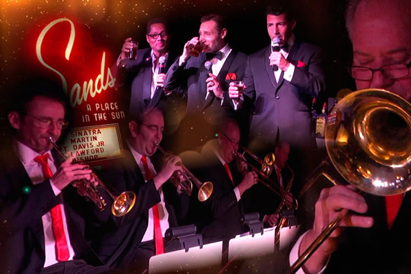 Collage of The Rat Pack is Back. Phote courtesy of MPI Talent Collage of The Rat Pack is Back