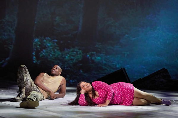 Frederick Ballentine and Janai Bridges. Photo by Eric Woolsey courtesy of Opera Theatre