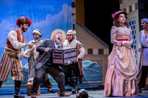 The cast of L'Itliana in Algeri. Photo by Convergence Media The cast of L'Itliana in Algeri