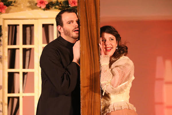 Anthony Heinemann and Emily Moses in 'Lucrezia.'