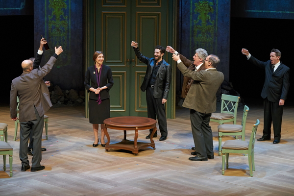 The cast of 'Oslo'. Photo by Peter Wochnaik. The cast of 'Oslo'. Photo by Peter Wochnaik.