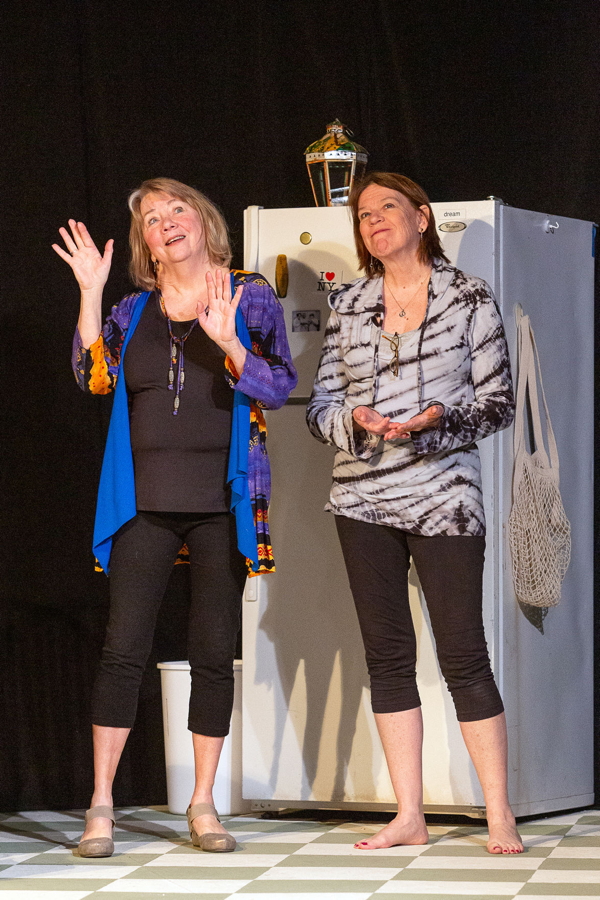 Jane Abling and Julie George-Carlson. Photo by John Lamb. Jane Abling and Julie George-Carlson. Photo by John Lamb.